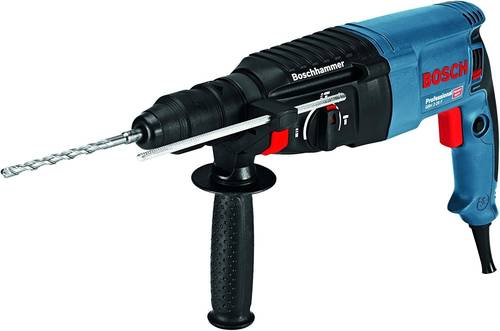 Bosch Professional Rotary Hammer GBH 2-26 F (230 V, SDS-Plus, 830 W, 2,7 J, Including Auxiliary Handle, Quick Change Chuck, Depth Stop, SDS Plus Quick-Change Chuck, Carrying Case)