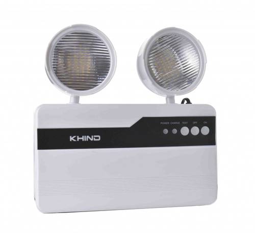 مصباح LED قابل لإعادة الشحن إضاءة طوارئ صناعة ماليزي EM 3020 - مثالي للمنازل، المستشفيات، والفنادق - أبيض