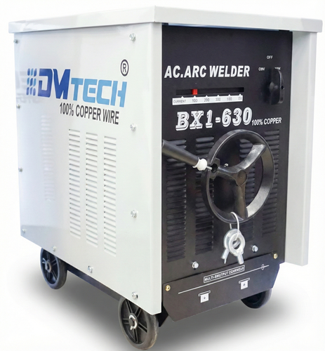 DM-TECH BX1-630 Heavy-Duty Copper Arc Welding Machine – Dual Voltage 220V/380V, 630A Output – Industrial Welder for 3.2-8mm Electrodes (82KG)