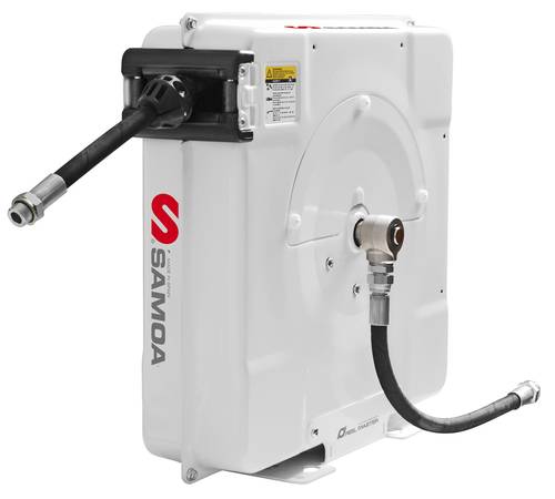 SAMOA RM12CLX Slim Enclosed Hose Reel for Oil – 15m x 1/2