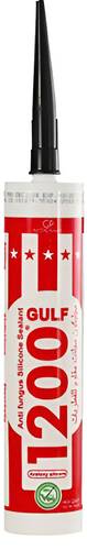 Gulf 1200 - عازل سيليكون مضاد للفطريات ومقاوم للماء، متعدد الاستخدامات، 280 مل، شفاف