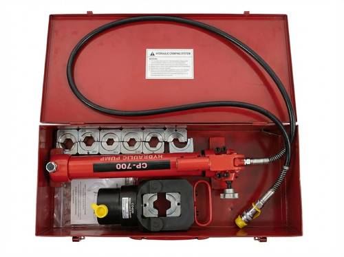 مكبس كابلات هيدروليكي منفصل CO-630 بقدرة 35 طن مع مضخة CP-700 