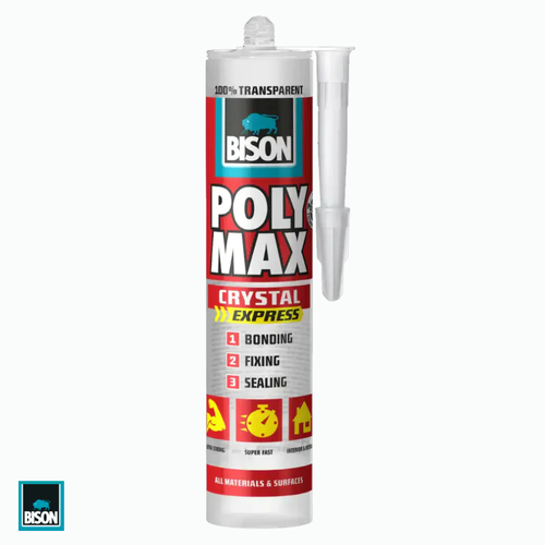 Poly Max® Crystal Express – لاصق تثبيت فوري عالي القوة