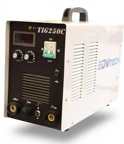 English: DM-TECH TIG-250C Portable Inverter Welding Machine – 220V, 20-250A Output – Compatible with 1.6-5.0mm Electrodes, Welds up to 9mm Thickness (13KG)