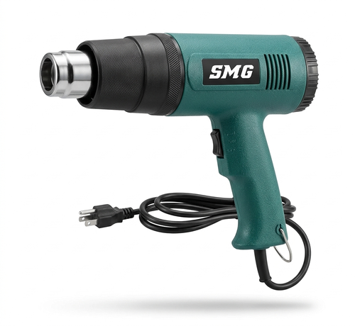 SMG 2000W Professional Heat Gun - High-Performance Electric Hot Air Blower with Dual Speed Stepless Temperature Control (300°C - 600°C) - Heavy Duty Tool for Paint Removal, Shrink Wrapping & Soldering - 220V-240V