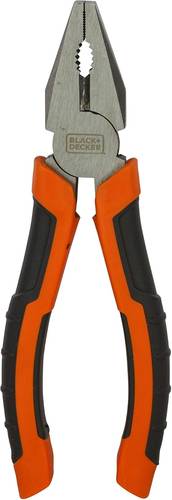 Black+Decker 160Mm Steel Combination Pliers With Bimaterial Handle