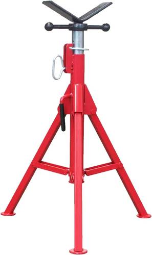 Heavy-Duty Adjustable Folding Pipe Jack Stand – 2500 lbs Capacity