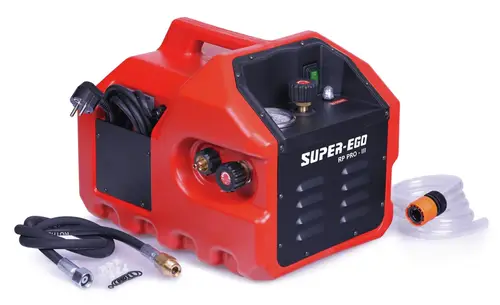 Professional Spanish Electric Hydrostatic Pressure Test Pump - 40 Bar/570 PSI Automatic Leak Detection Machine - 1300W High-Performance for Water Networks & Industrial Projects