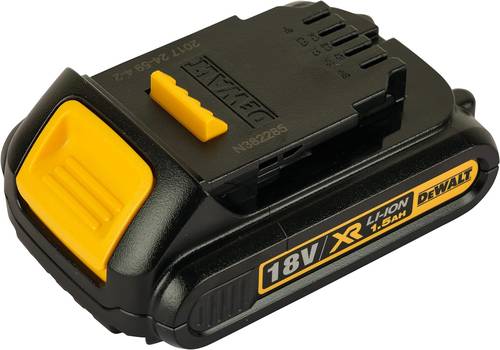 بطارية ديوالت DCB181  XR ليثيوم أيون 1.5 أمبير  18 فولت، أصفر/أسود