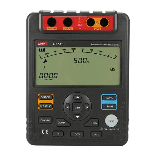 جهاز UNI-T UT510 الاحترافي لقياس مقاومة العزل وجهد التيار المتردد/المستمر