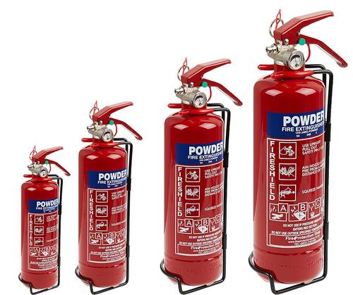   Dry Powder Fire Extinguisher ABC FireShield for Homes, Cars, and Vans