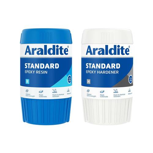 Araldite Standard Epoxy Adhesive (Resin 1kg + Hardener 800g) 1.8kg - SUPER SAVER PACK