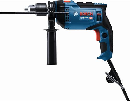 BOSCH GSB 16 RE Drill with hammer feature with metal head for drilling walls, iron and wood, 750 W