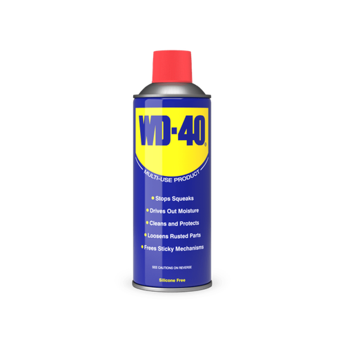 بخاخ  ومنظف الصدأ والمكائن WD40  متعدد الاستخدامات و مزيل للصدا  - 330 مل