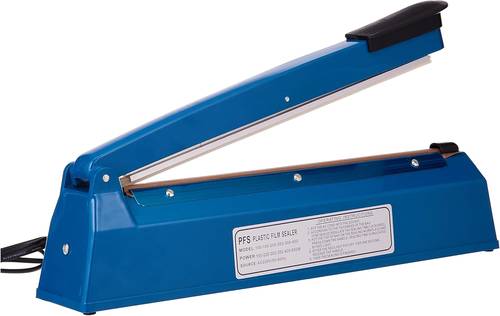 Impulse Heat Sealer - Manual Heat Sealing Machine for Plastic Bags (PE, PP, Aluminum Foil, Kraft Paper)