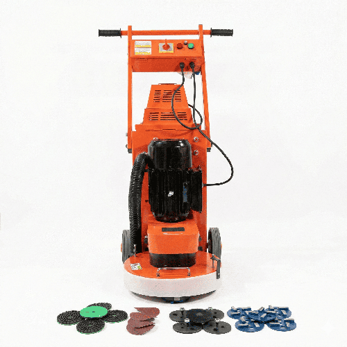 Concrete Floor Grinder G400 with 4 kW Power and 1800 RPM Rotational Speed