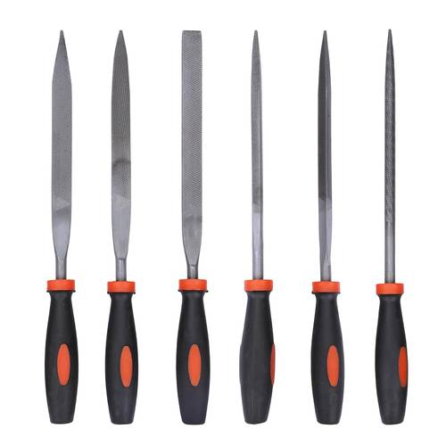 Black+Decker 6 Pieces 174Mm Steel Needle File Setfor Wood & Plastic. BDHT22148