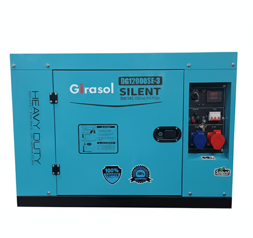 10 kW Silent Diesel Generator, Full Copper Windings, DG12000SE-3