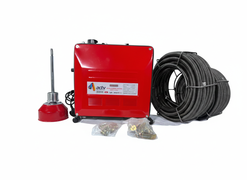 ACTV AT-GQ150A drain cleaning and unclogging machine, 2200W, with 2 hose reels in suitcase-style design