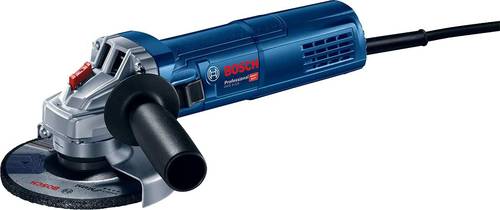 Bosch Professional Angle Grinder GWS 9-125 - 900W Motor, 125 mm Disc, Ergonomic Design with Accessories