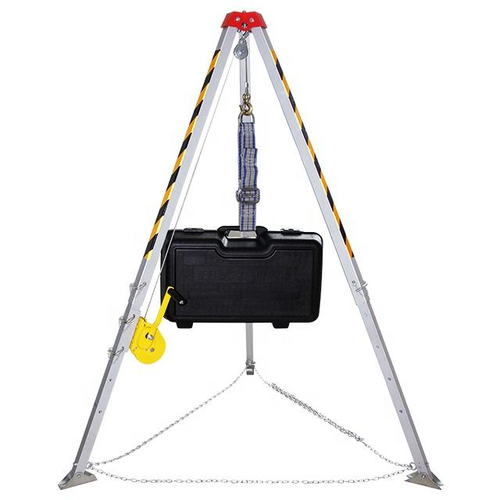 حامل الإنقاذ الثلاثي الاحترافي مع ونش 25 متر MASTERS Rescue Tripod – الأمان والقوة في الظروف الصعبة