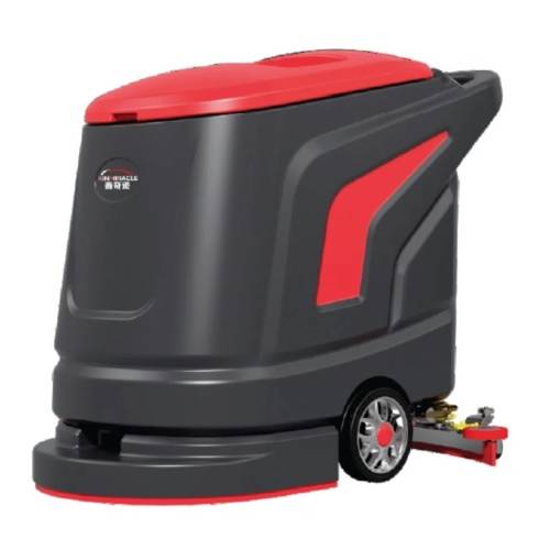Xin Miracle Hand-Push Floor Scrubber Drier XL2DX-53 – Compact Industrial Floor Cleaning Machine with 48V Battery, Single Brush & 75L Water Tank – Efficiency 2385m²/h