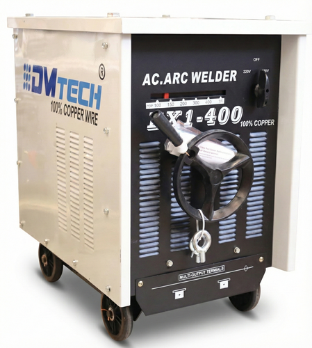 DM-TECH BX1-400 Heavy-Duty Copper Arc Welding Machine – Dual Voltage 220V/380V, 400A Output – Industrial Welder for 2.5-6mm Electrodes (60KG)
