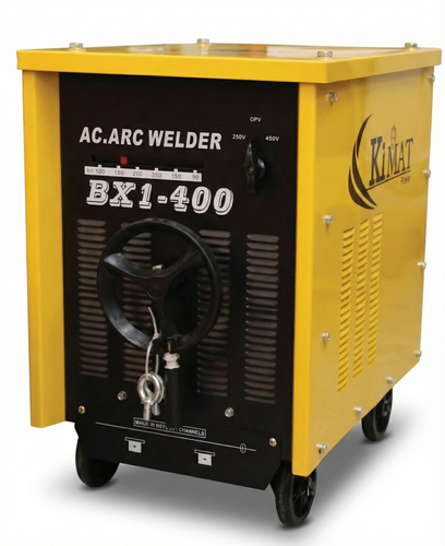 (AL) KIMAT BX1-400 Industrial Arc Welding Machine – Dual Voltage 220V/380V, 400A Output – Heavy Duty Welder for 2.5-6mm Electrodes (60KG)