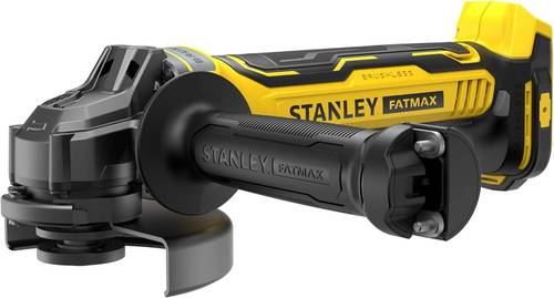 Stanley FatMax SFMCG700M2K-QW Brushless Angle Grinder V20 Battery Powered 18V - 4.0 Ah, Yellow/Black