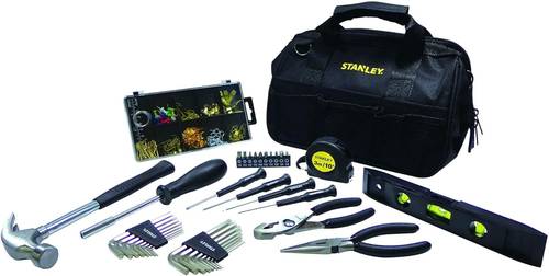 Stanley Household Hand Tools Set with Bag, STHT74333, 38 Pieces.