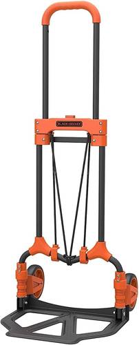 Black+Decker Folding Hand Truck Trolley Orange/Black