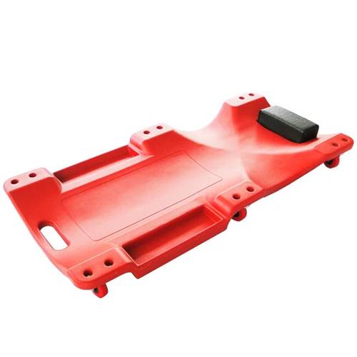 40-Inch Plastic Auto Repair Creeper with 6 Wheels for Garage