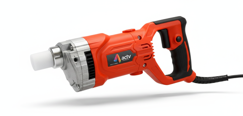ACTV AT-16-1 Professional Portable Concrete Vibrator – 1200W High-Power Handheld Motor with 2m Flexible Shaft, 4000 RPM, 220-240V