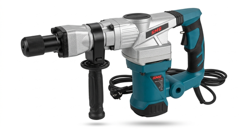 SMG Heavy Duty Demolition Hammer Drill - 1500W Concrete Breaker, 220V-240V, 50/60Hz - Industrial Grade Jack Hammer for Construction & Renovation