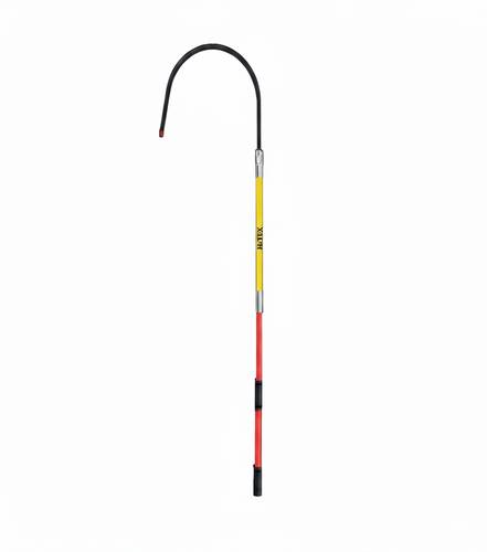 Insulated electrical rescue pole hook for emergency operations at electrical and high-voltage sites