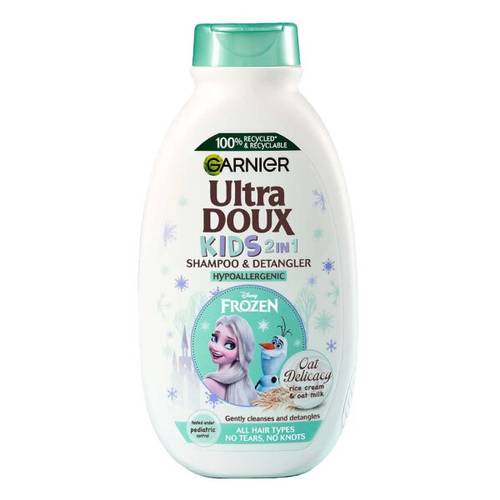 Garnier kids 2 in 1 Hair Shampoo ultra doux Rice Cream & Oat Milk 400 ml