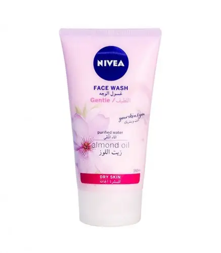 NIVEA Face Wash Cleanser, Gentle Cleansing, Dry Skin, 150ml