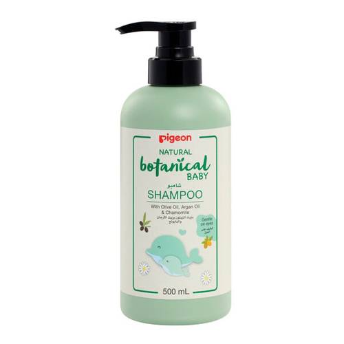Pigeon Natural Botanical Baby Shampoo with Olive, Argan & Chamomile 500 ml