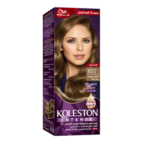 Koleston Hair Color Medium Matte Blonde -307/2