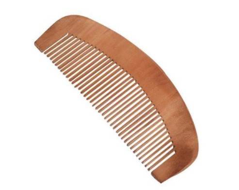 Professional Wide Tooth Wooden Comb - 15.5 Cm