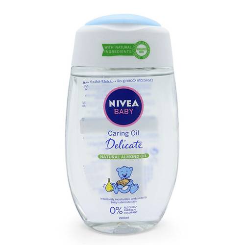Nivea Baby Caring Oil Delicate Natural Almond Oil 200 ml