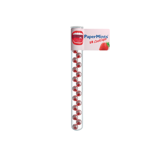 Pepper Mints Scented Granules, 18 pieces, Strawberry Flavor 3 Packs