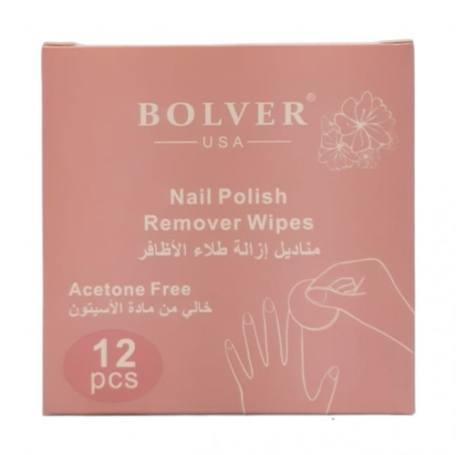 BOLVER  NAIL POLISH  REMOVER 12 WIPS