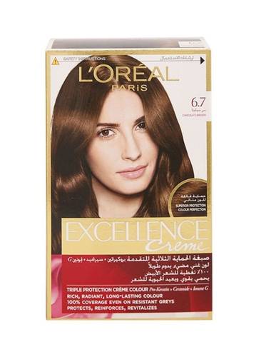 L'oreal Paris Excellence Cream Hair Dye, 6.7 Chocolate Brown
