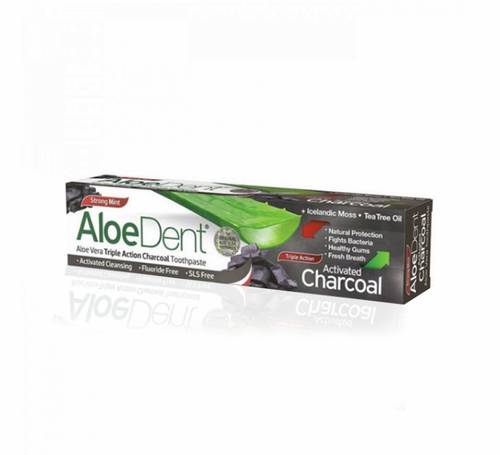 Aloe Dent Natural Toothpaste Activated Charcoal 100Ml