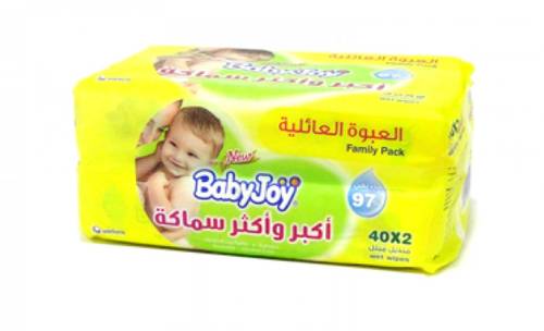 Babyjoy 40 Wipes (6X(2X40)) <20241> # 414
