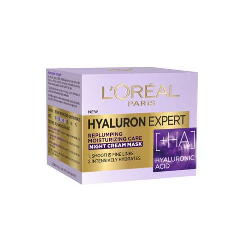 Loreal Hyaluron Expert Night Cream Mask 50 ml Moisturizing Care