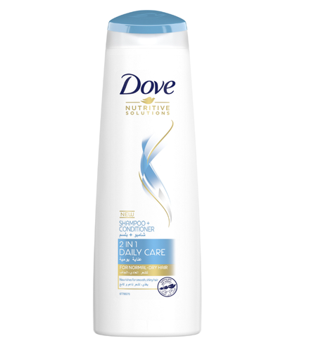 DOVE SHAMPOO & CONDITIONER 2IN1 DAILY CARE - 400 ML