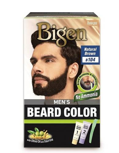 Begen Mens B104 Natural Brown Beard Color