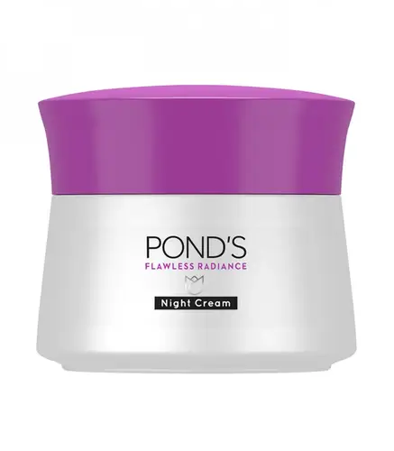 Pond's Flawless Radiance Night Cream With Niacinamide Eventone Glow Fades Dark Spots And Blemishes 50grams